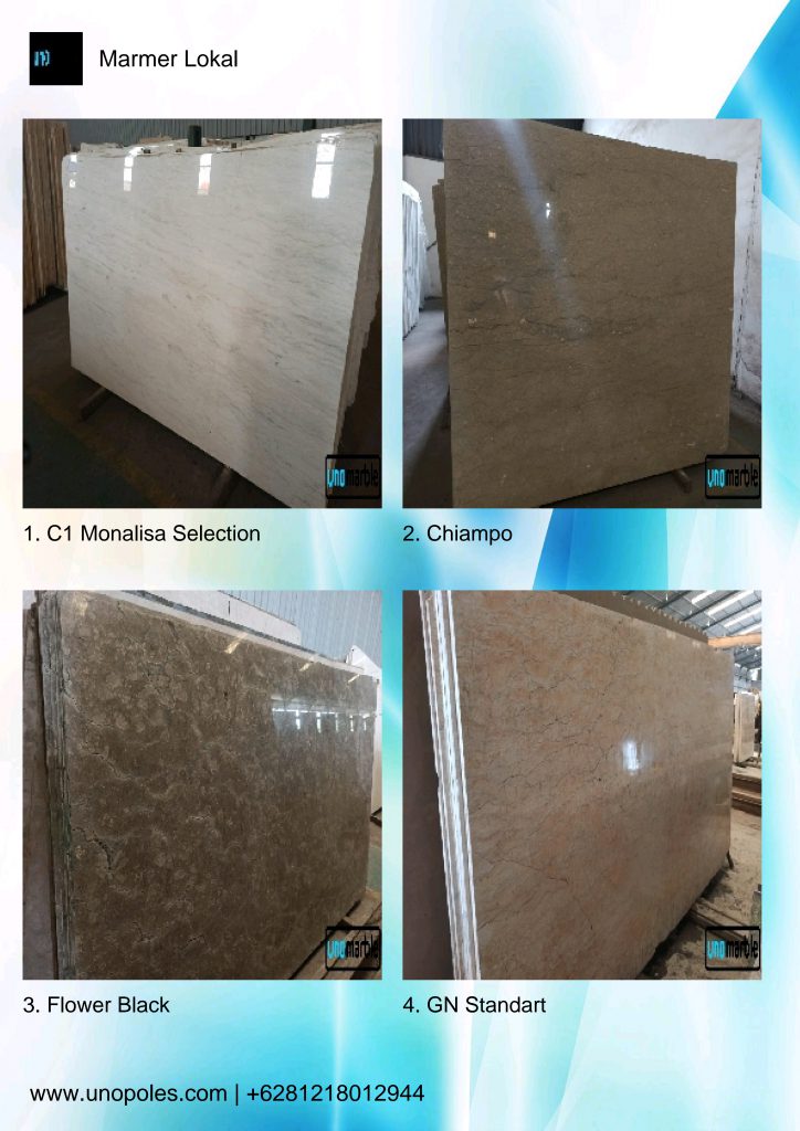 Marmer Lokal kode ML-1 sampai ML-4
