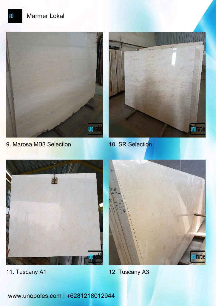 Marmer Lokal kode ML-9 sampai ML-12